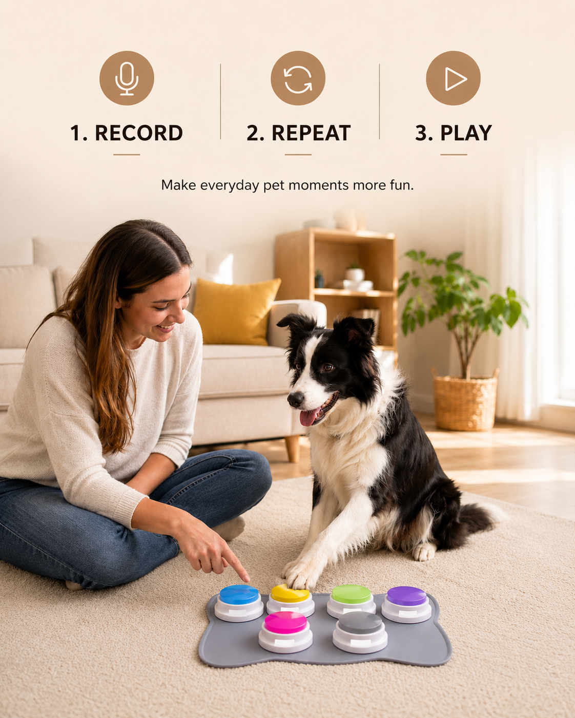 Pet Drama Recordable Talk Button